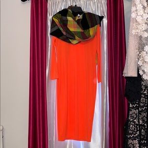 Neon Orange Dress